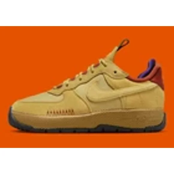 Women's Nike Air Force 1 Wild Wheat Gold Rugged Orange FB2348-700