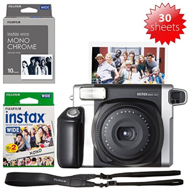 Fujifilm INSTAX Wide 300 Camera and 1 Instax Wide Film Twin Pack 1