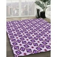 thumbnail image 2 of Ahgly Company Indoor Square Patterned Blossom Pink Area Rugs, 7' Square, 2 of 6