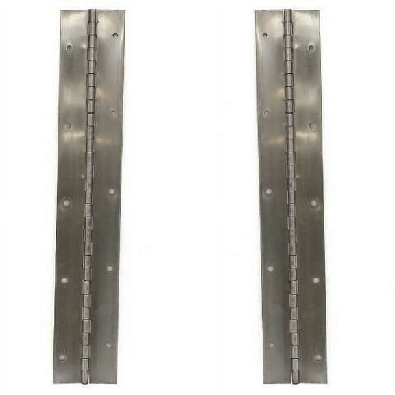 Boat Piano Hinges | 14 1/2 x 2 1/2 Inch Stainless (Pair)