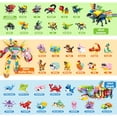 thumbnail image 2 of 36-Piece Mini Animal Building Blocks Set for Kids - Transformable Ocean, Insect & Bird Themes - Educational STEM Learning Toy for Creative Play, Birthday Gift for Boys & Girls Ages 3+, 2 of 9