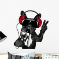 thumbnail image 1 of Dj Dog Wall Mural by Wallmonkeys Peel and Stick Graphic (24 in H x 22 in W) WM133400, 1 of 4