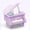 Purple PP, variant on WIZUTIZ Piano Flower USB Humidifier Small Cool Mist Diffuser With 2 Spray Modes Colorful Night Light Quiet Operation Auto Shut Off 350ml Tank For Bedroom Office AC Room Desk