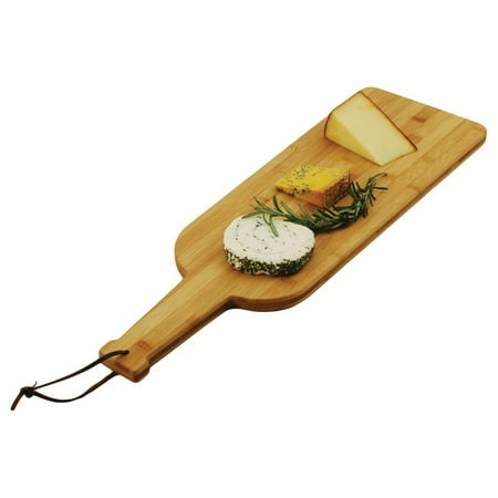 - Cheese Board Serving, Natural Bamboo Unique Rustic Elegant Cheese Board