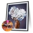 thumbnail image 1 of Cuadros Decorativos 5D DIY Diamond Painting Kits Full Round Drill Girl Art Mosaic Picture Decoración de pared Tmvgtek embutido en tela, 1 of 9