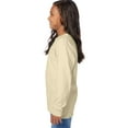 thumbnail image 2 of Hanes Kids' Garment Dyed Long Sleeve T-Shirt Summer Squash S, 2 of 8