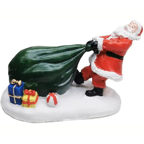 Christmas Village Santa with Gifts Figurine