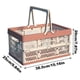 thumbnail image 4 of Outdoor Folding Picnic Basket Portable Camping Storage Container Plastic Frame Large Capacity Supermarket Shopping A, 4 of 5