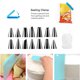 thumbnail image 5 of Injueey Juego de 20 piezas de glaseado para decoración de pasteles, bolsa de glaseado, espátula para alimentos, juego de boquillas para glaseado, Herramientas y accesorios para hornear Injueey HA001754-00, 5 of 6