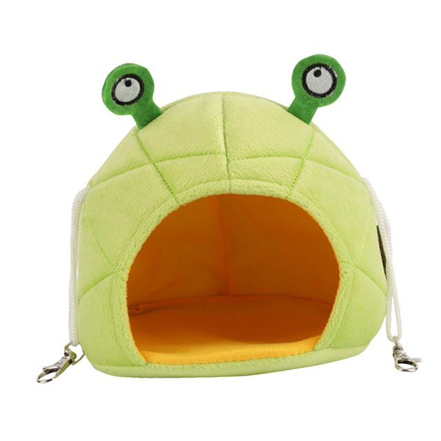 Hamaca para hámster Yuyangstore cama pequeña para mascotas casa colgante para hámster jaula tipo nido Rana verde