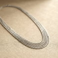 thumbnail image 6 of Tilo Jewelry Solid 925 Sterling Silver Diamond-Cut Multi Strand Cable Chain Necklace with Secure Lobster Lock | Adjustable 16-18 Inch | Everyday Necklace for Women, Men, Unisex, 6 of 13