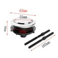 thumbnail image 3 of Rongfmy 2x 48/58mm Toilet Push Flushing Button Water Valve Replacement Round Head, 3 of 9