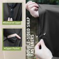 thumbnail image 4 of LEEYNEER Poncho Imperméable à Capuche pour Adultes Femmes avec Poches, 4 of 6