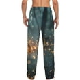 thumbnail image 3 of Uemuo Magical Butterfly In Forest Pattern Men's Wide Leg Palazzo Lounge Pants with Pockets Light Weight Loose Comfy Casual Pajama Pants-XX-Large, 3 of 9