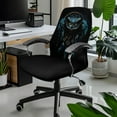 thumbnail image 2 of Xoenoiee Owl Dreamcatcher Print Office Chair Covers Removable Computer Chair Slipcover Universal Rotating Desk Chair Slipcover Stretch Boss Chair Seat Cover, L, 2 of 6