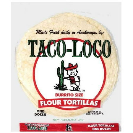 Taco Loco Products Taco Loco Tortillas, 10 ea