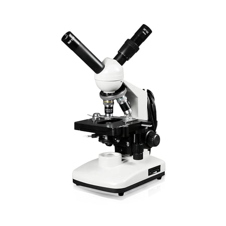 Vision Scientific Dual View Compound Microscope  10x WF Eyepieces  40x-2000x Magnification  LED Illumination  1.25 NA Abbe Condenser  Coaxial Coarse & Fine Focus  Mechanical Stage price history on PriceWatchPro
