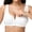 White, variant on Front Closure Compression Bra After Surgery with Detachable Breast Support Strap