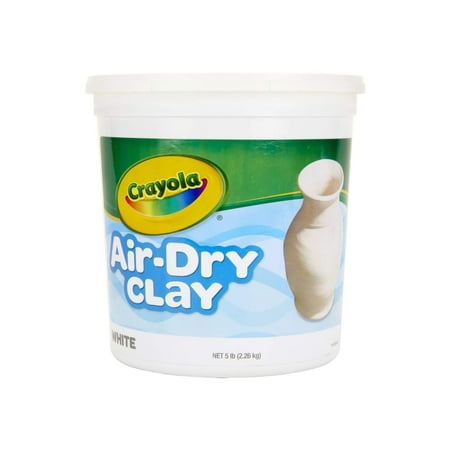 Crayola Air Dry Clay  Natural White Modeling Clay  5 lb Bucket