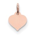 thumbnail image 1 of Charme Disque Cœur en Or Rose 14K, 1 of 3