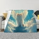 thumbnail image 1 of Fotbe Sunshine Cute Winged Cat Manta de Franela con Estampado, Manta Ultrasuave para Cama, Sofá, Auto, Hipoalergénica y Antibolitas-80"x60", 1 of 6