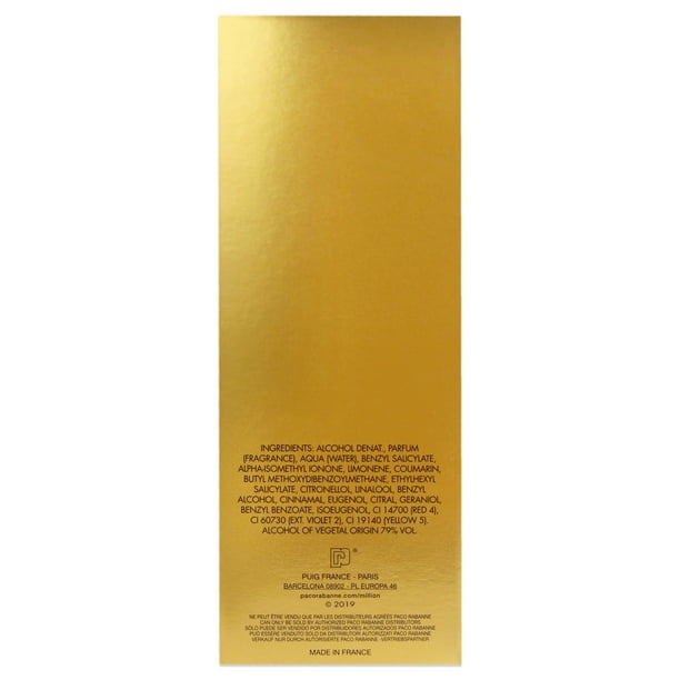 Paco Rabanne 1 Million Fresh & Sensual Perfume, 6.8 oz Spray