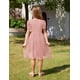 thumbnail image 4 of Vestido Arshiner para niña pequeña, rosa, manga abullonada, tul, 3T, 4 of 7