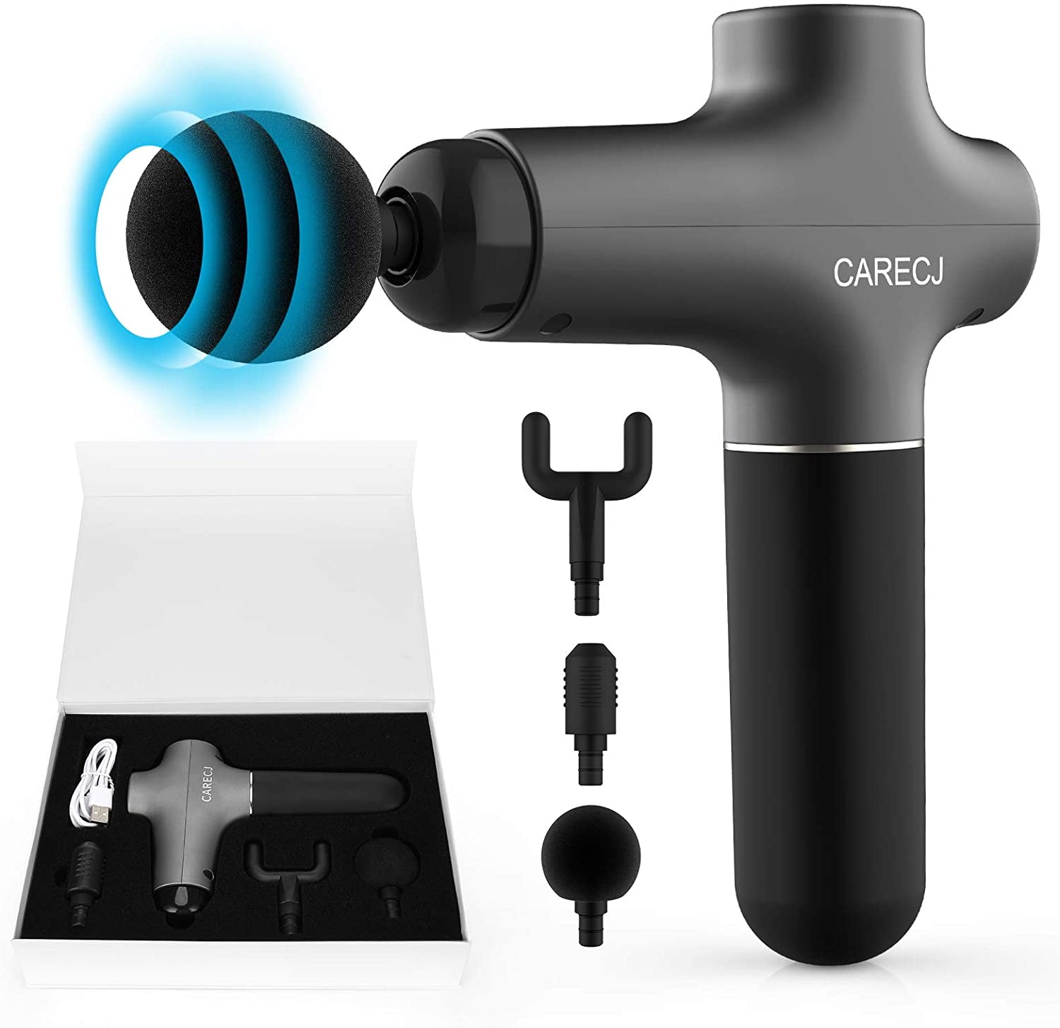Massage Gun Professional CARECJ Mini Electric Muscle Massager Gun
