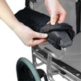 thumbnail image 2 of Funda para reposabrazos de silla de ruedas (par) - Cojín de piel de oveja con memoria para silla de oficina y transporte - Accesorios de cojín de soporte suave, 2 of 5