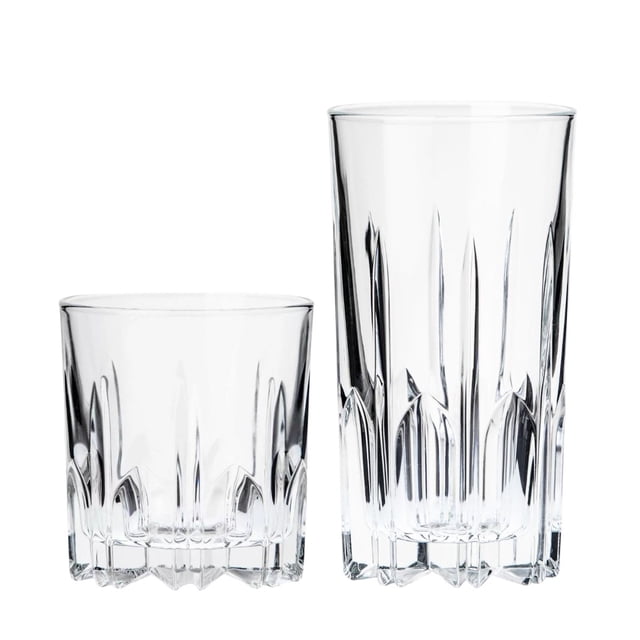 Vaso Excalibur de Vidrio 8 Piezas