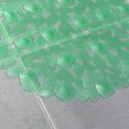 thumbnail image 5 of Alfombrilla de ducha para baño con forma de guijarros, alfombrilla de seguridad antideslizante para bañera con ventosa de goma (verde), 5 of 5