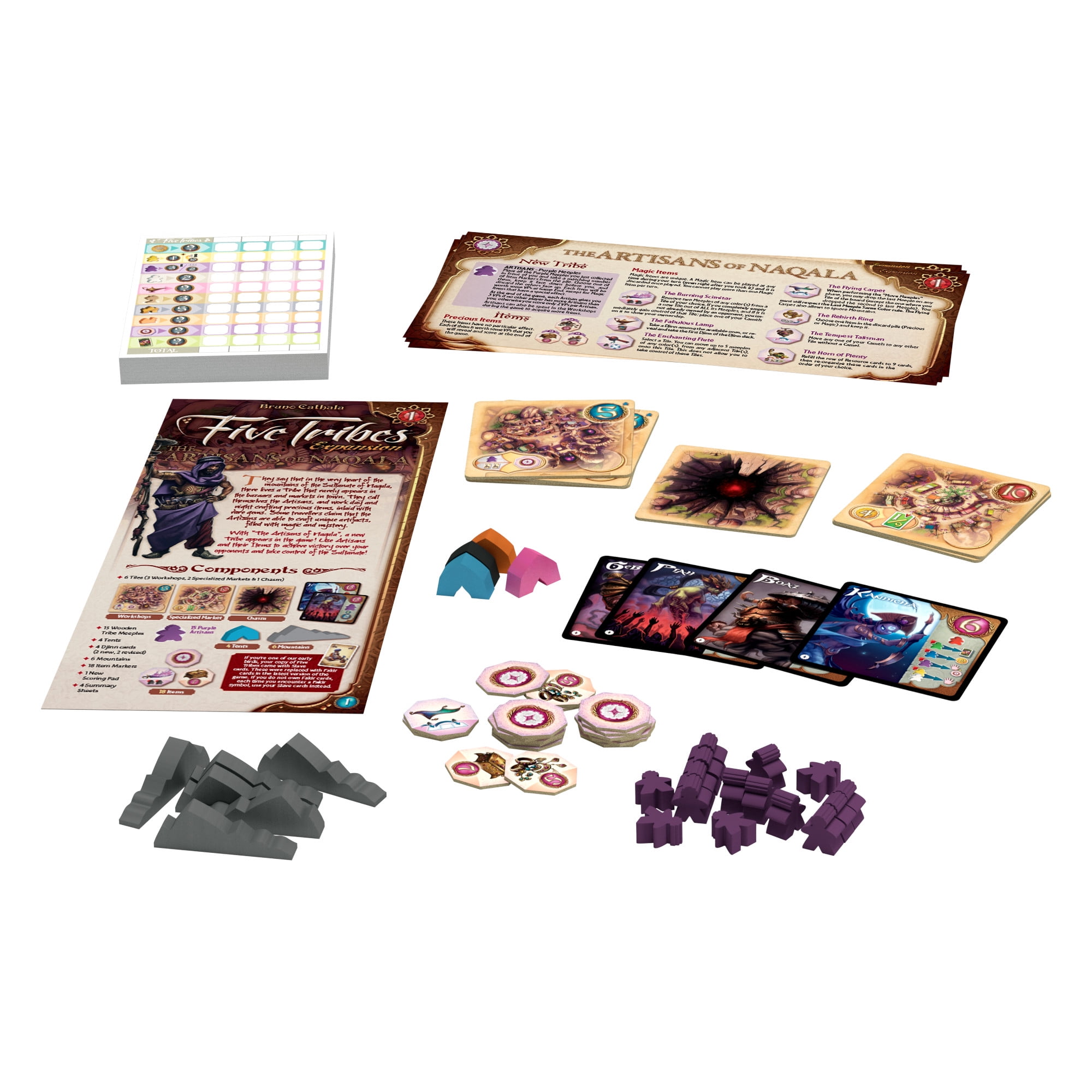 Five Tribes The Artisans of Naqala Board Game