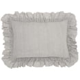 thumbnail image 2 of Nourison Life Styles Grey Decorative Throw Pillow , 16" x 24", 2 of 5