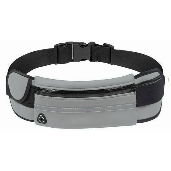 ENQIZ Waterproof Sports Waist Pack - Diving Material Belt Bag for Hiking, Gym, Running with Bottle Holder (Ultralight 80g, Breathable & Anti-Sweat)