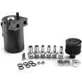 thumbnail image 1 of Recolector de aceite de motor, recipiente colector de aceite universal, recuperación de vapor de aceite de motor de aluminio de 300 ml, con filtro de aire, manguera y otros accesorios (negro), 1 of 5