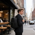 thumbnail image 4 of Large Capacity Nylon Backpack for Commuting, Durable Laptop Bag with Multiple Pockets, Water-Resistant Travel Backpack for Men & Women, 4 of 6