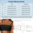 thumbnail image 3 of UIX Women Removable Shoulder Strap Swimwear Tops Strapless Bikini Top Bandeau Swim Top Tube Top Swimsuit Blouse, 3 of 8