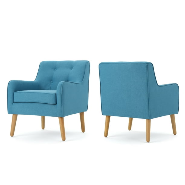 Fontinella Mid Century Fabric Arm Chair Set Of 2 Teal Com Fontinella Mid Century Fabric Arm Chair, Accent Chair Set Of 2 Under 100