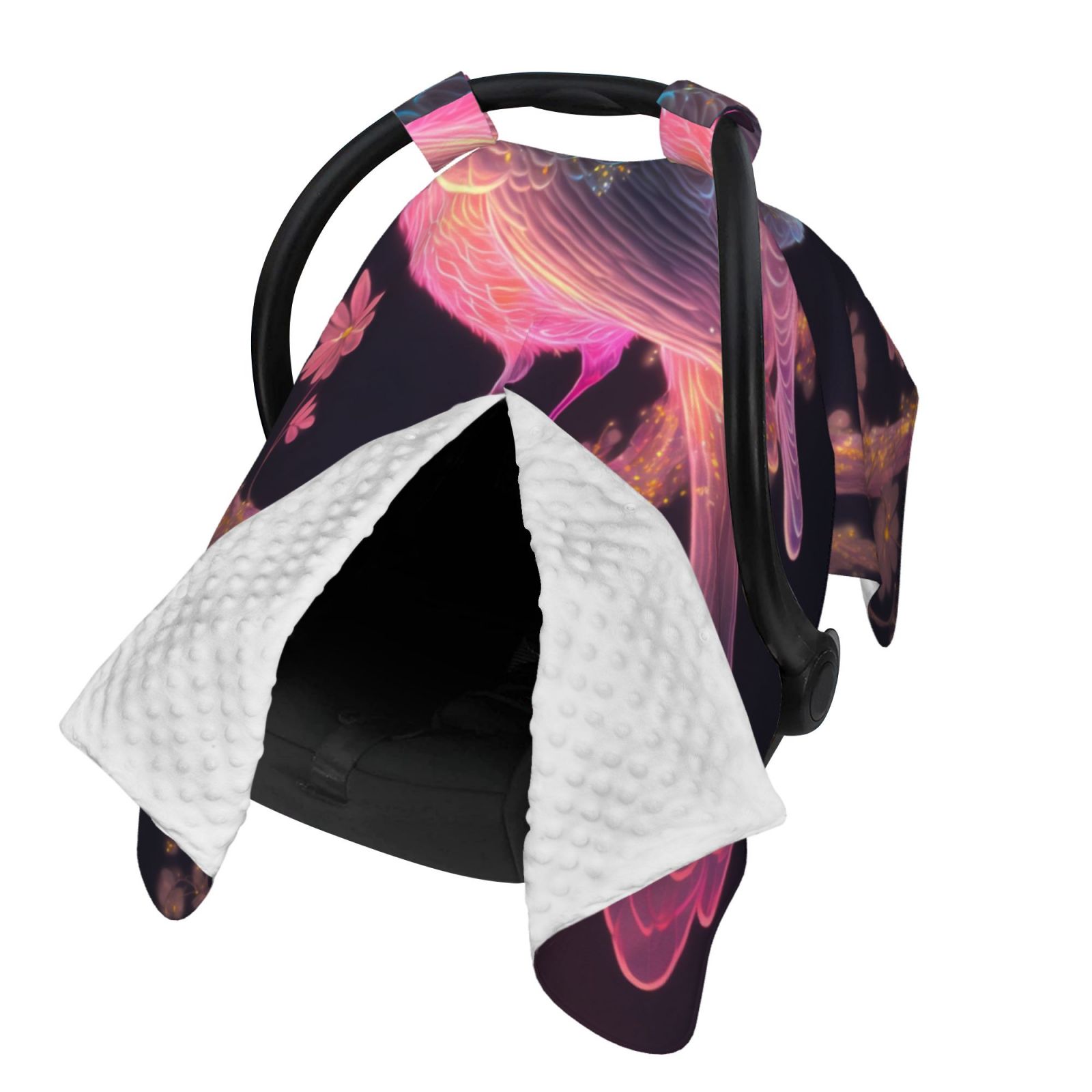 Naloa Bird 1 Baby Car Seat Cover, Breathable Baby Carrier Cover, Multiuse Baby Carrier Cover & Nursing Breastfeeding Cover