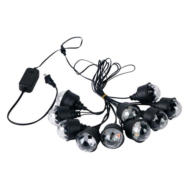suntekhomebuy Juego de luces de cadena decorativas coloridas portátiles para festivales A