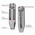 thumbnail image 3 of Aleación de Titanio Mini Llave de Múltiples Funciones Ajustable Llave Portátil Herramienta de Bolsillo Colgante Destornillador para Hombre, 3 of 5