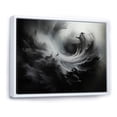 thumbnail image 2 of Designart "Tempestuous Dance Grey Storm II" Landscapes Floater Framed Wall Decor, 2 of 7