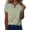 #616Green, variant on Womens Floral Short Sleeve V Neck T Shirts Summer Tops Basic Tees Casual Blouses Trendy Fashion Clothes