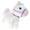 White Gold, variant on 2. Sequined Learning Friend Plush Toy, Soft PP Cotton Desk Decor for Children’s Study Motivation