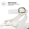 thumbnail image 4 of DREAM PAIRS Women's Adjustable Ankle Strap Sandals with Contoured Footbed, Comfortable Flat Summer Casual Shoes with Anti-Slip Sole, 4 of 5