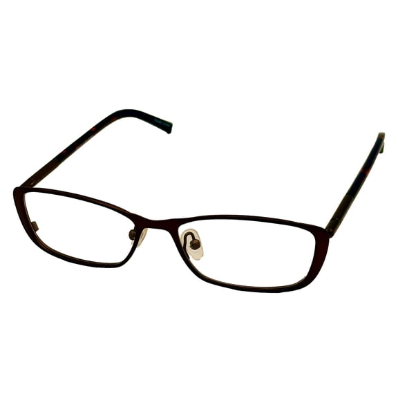 Jones New York Brown Rectangle Metal Eyewear Frame J140. 51mm