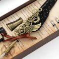 thumbnail image 4 of And Quill Pen Sealing Wax  Set Retro European Style Stainless Steel Nib Quill Pen and Ink Set, 4 of 5