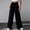 Black, variant on Wide Leg Pants for Women Flowy Loose Casual Drawstring Elastic Waist Trousers with Pockets Summer Beach Vacation Clothes