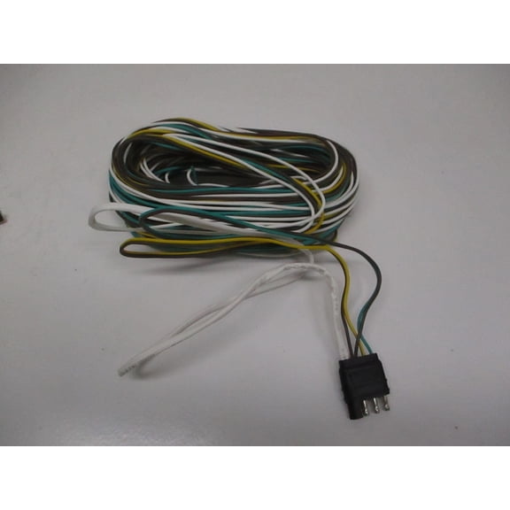 35' 4 Way Flat Plug Camper Boat Trailer Split Wishbone Wire Harness