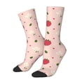 thumbnail image 1 of Balery Strawberry Calcetas Largas con Estampado para Hombre y Mujer – Suaves y Transpirables, Talla Única (US 5-11), 1 of 6